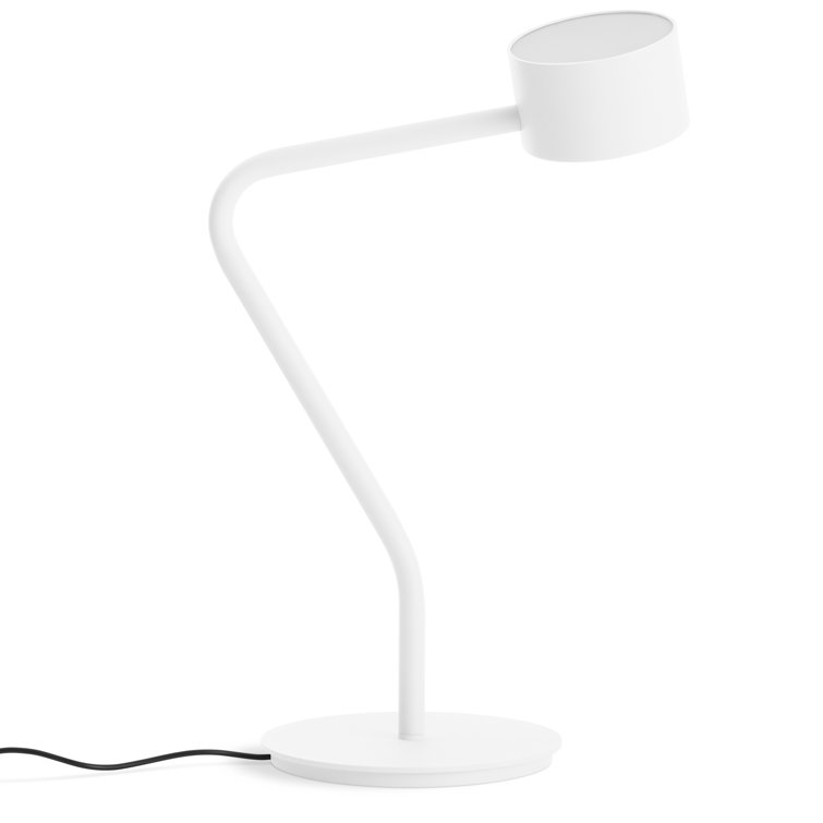 White Adjustable Metal Touch Table Lamp