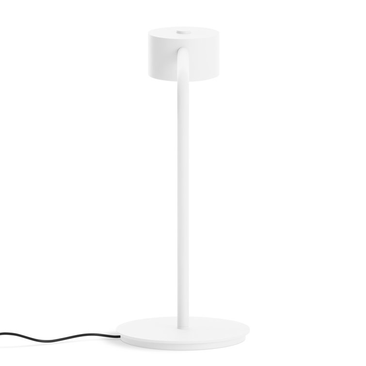White Adjustable Metal Touch Table Lamp