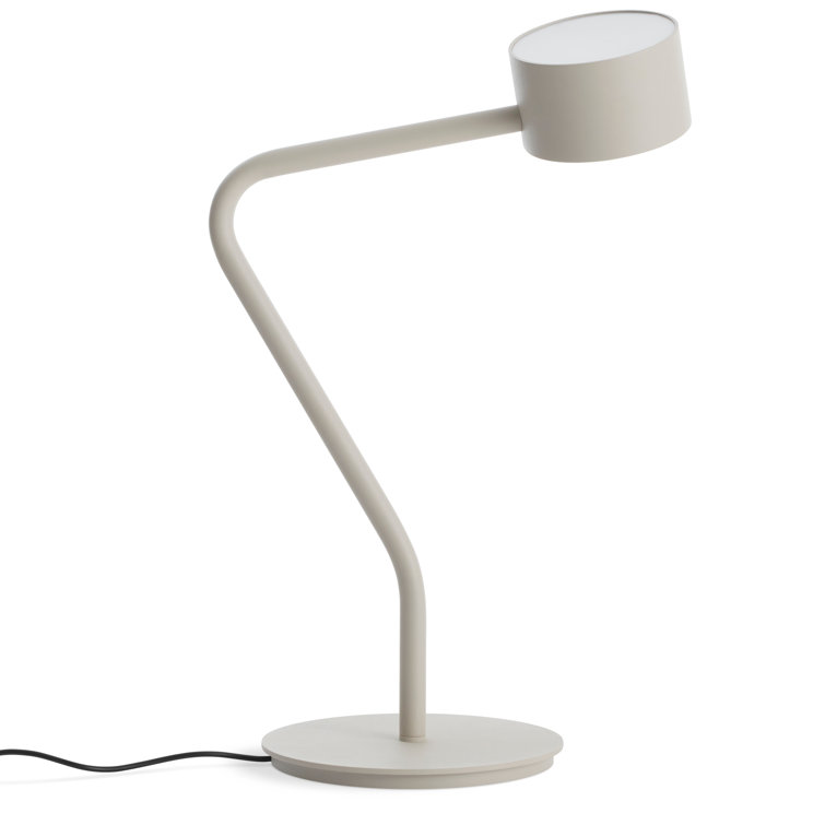 Putty Metal Touch Table Lamp with Curved Design