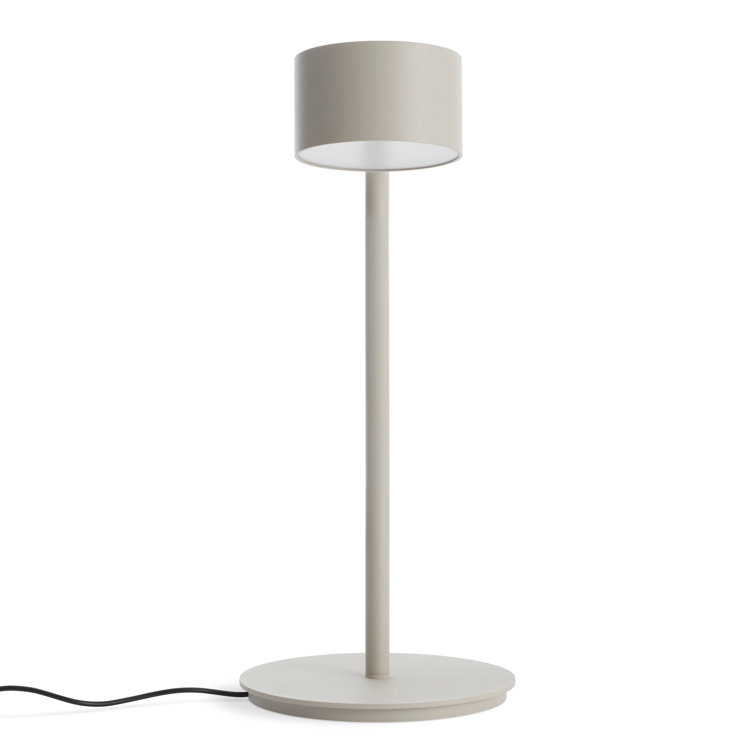 Putty Metal Touch Table Lamp with Curved Design