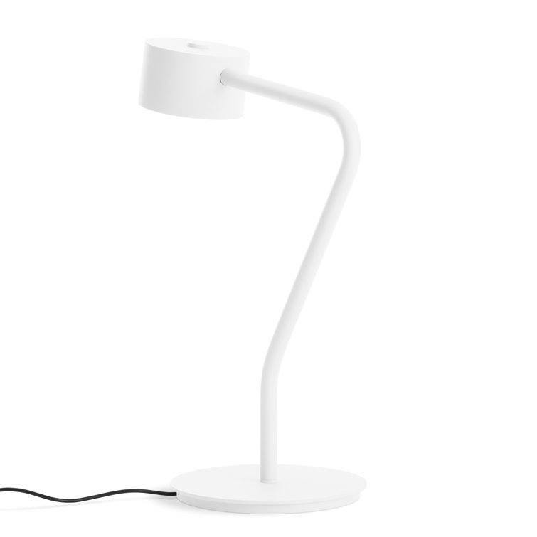 White Adjustable Metal Touch Table Lamp