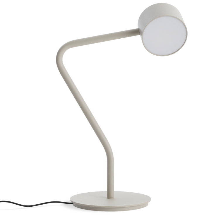 Putty Metal Touch Table Lamp with Curved Design