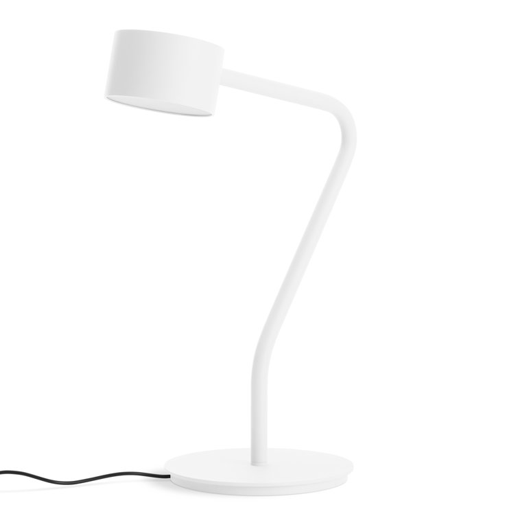 White Adjustable Metal Touch Table Lamp