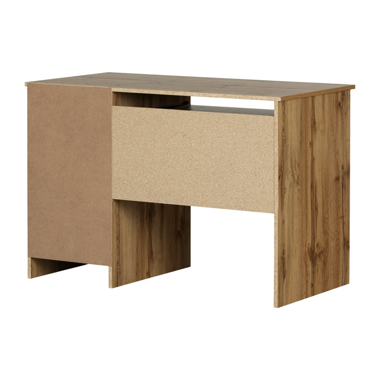 Nordik Oak Computer Desk with Drawer and Keyboard Tray
