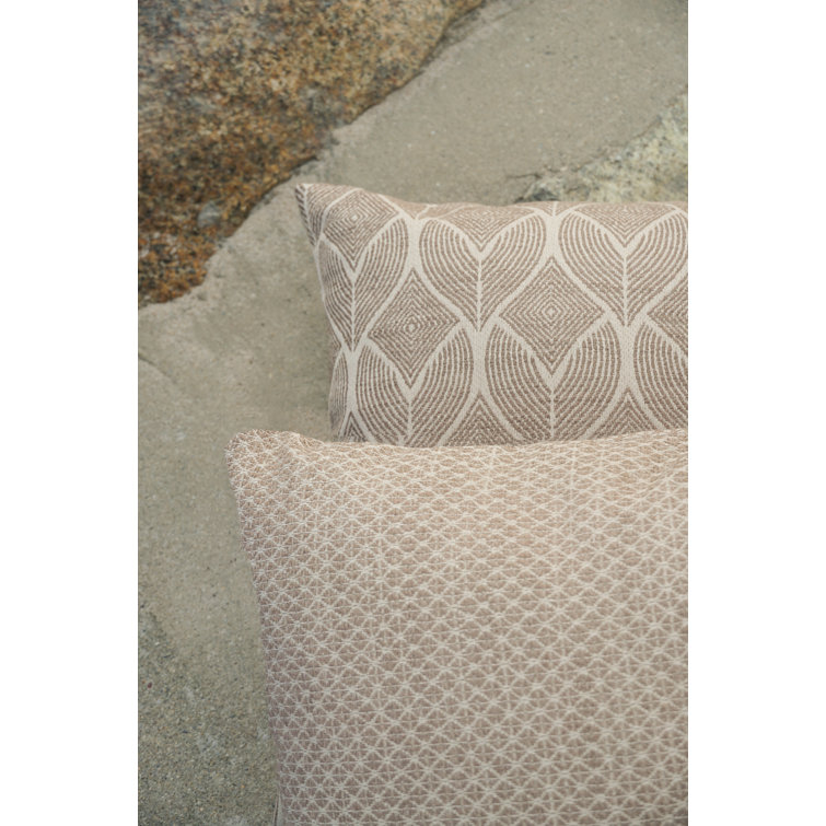 Coastal Breeze Mocha Acrylic Indoor Outdoor Pillow