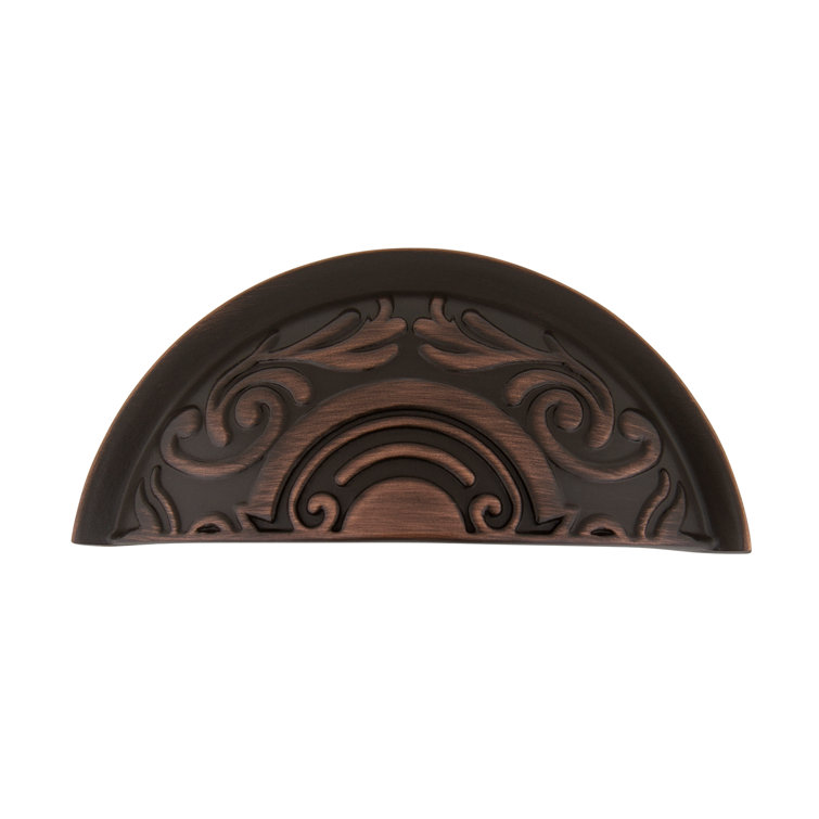 Timeless Bronze Classic Cup Pull with Mounting Hardware