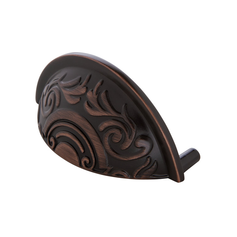 Timeless Bronze Classic Cup Pull with Mounting Hardware
