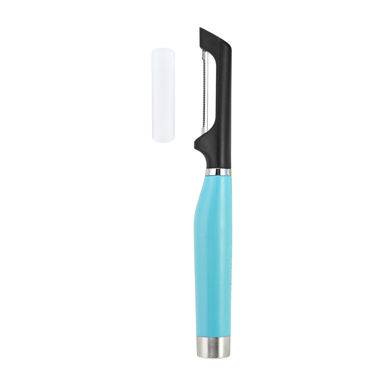 Aqua Sky Stainless Steel Ergonomic Euro Peeler