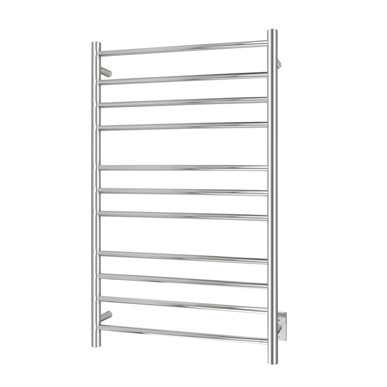 Malta Polished Stainless Steel Wall-Mounted 11-Bar Towel Warmer