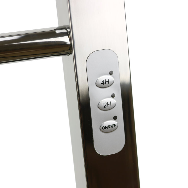 Ibiza Polished Stainless Steel Freestanding 6-Bar Towel Warmer