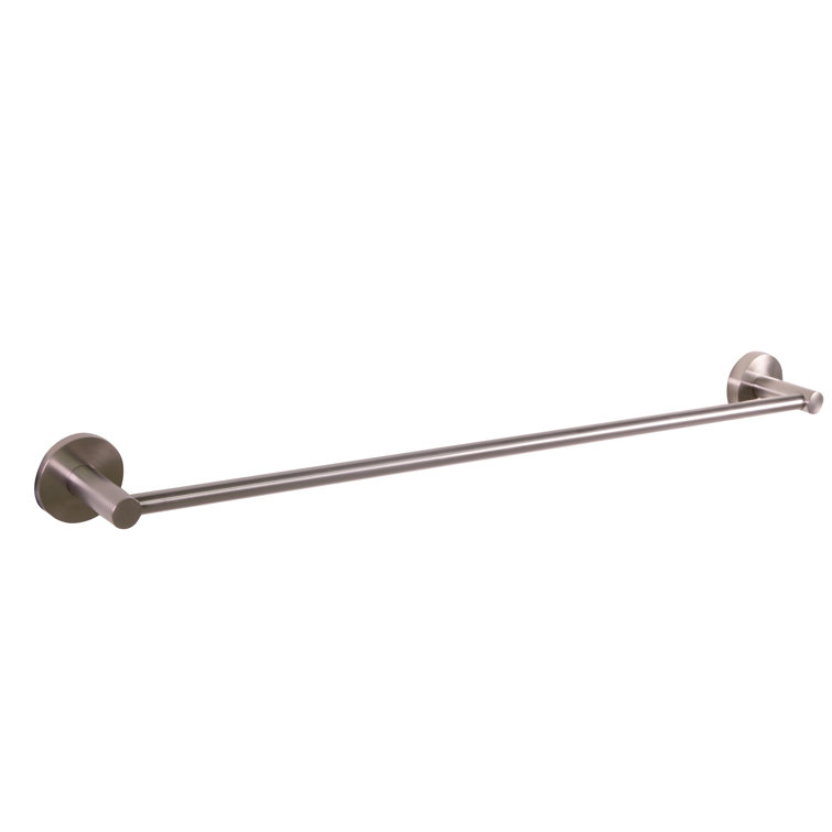 Satin Nickel 24-Inch Wall Mounted Towel Bar