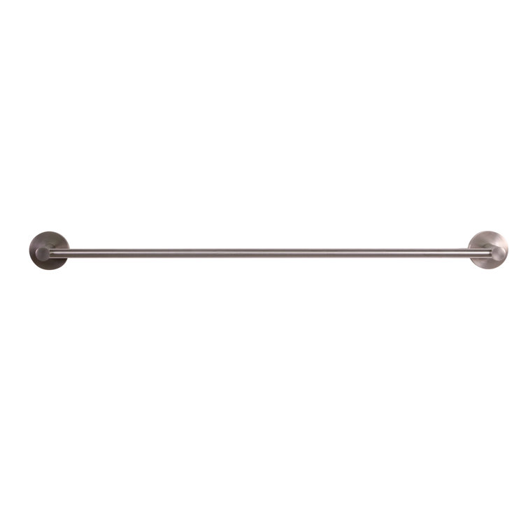 Satin Nickel 24-Inch Wall Mounted Towel Bar