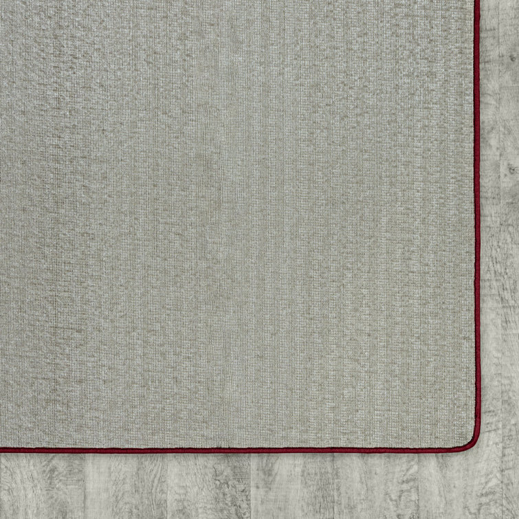 Endurance Red 6' x 9' Tufted Synthetic Area Rug