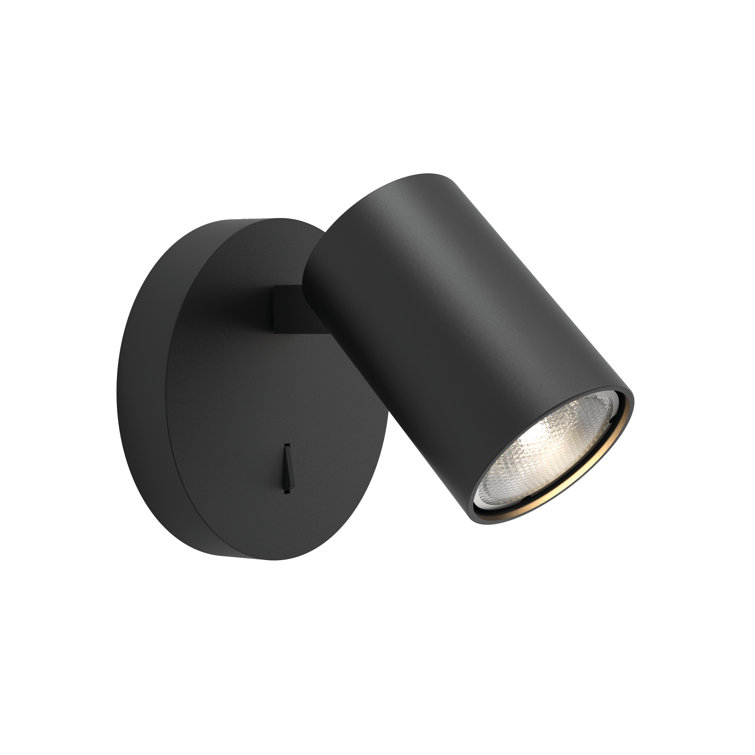 Matt Black Bronze Cylinder Dimmable Wall Sconce