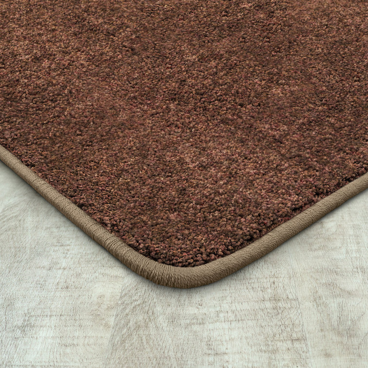 Endurance 12' x 7'6" Brown Tufted Synthetic Area Rug