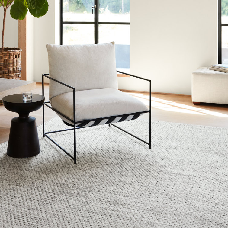 Ivory Elegance 8' x 10' Hand-Tufted Wool Area Rug