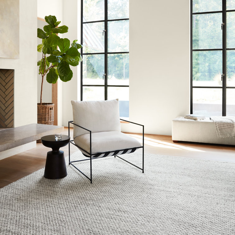 Ivory Elegance 8' x 10' Hand-Tufted Wool Area Rug