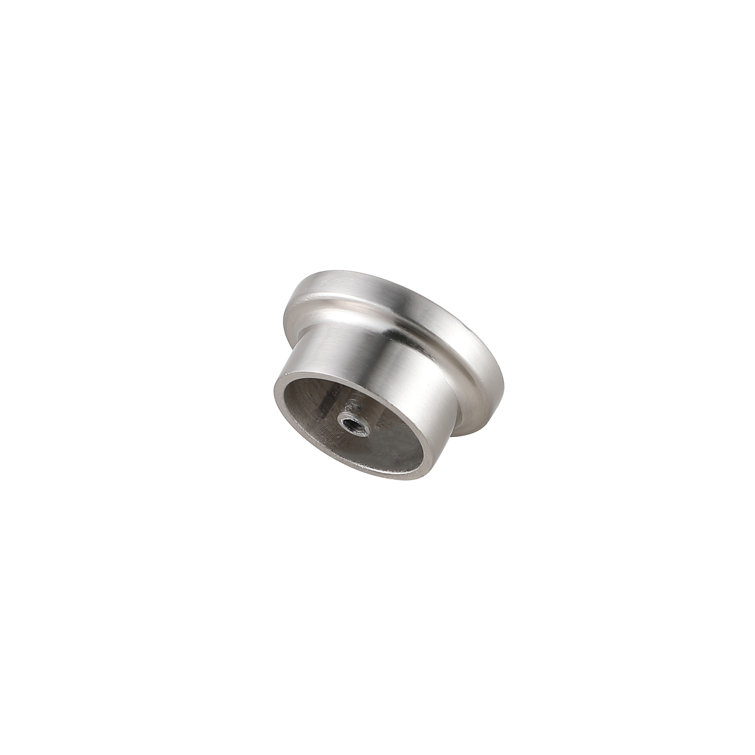 Brushed Nickel Round Oversized Drawer Knobs Set of 10