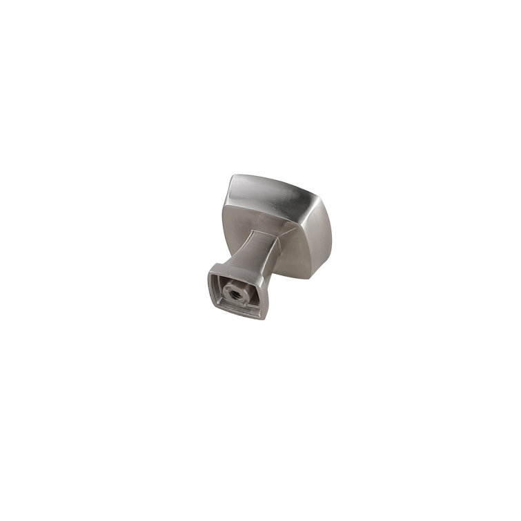 Brushed Nickel 1.3" Square Drawer Knob Set