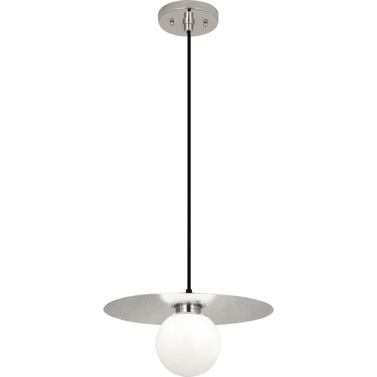Dal 6" Polished Nickel Globe LED Pendant Light