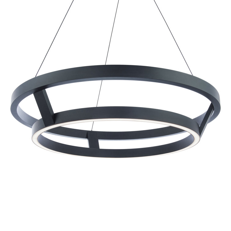 Imperial Black Crystal LED Chandelier with Silicon Diffuser