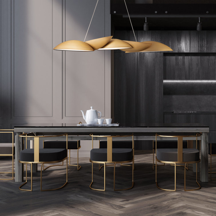 Sydney 5-Light Aged Brass LED Indoor/Outdoor Pendant