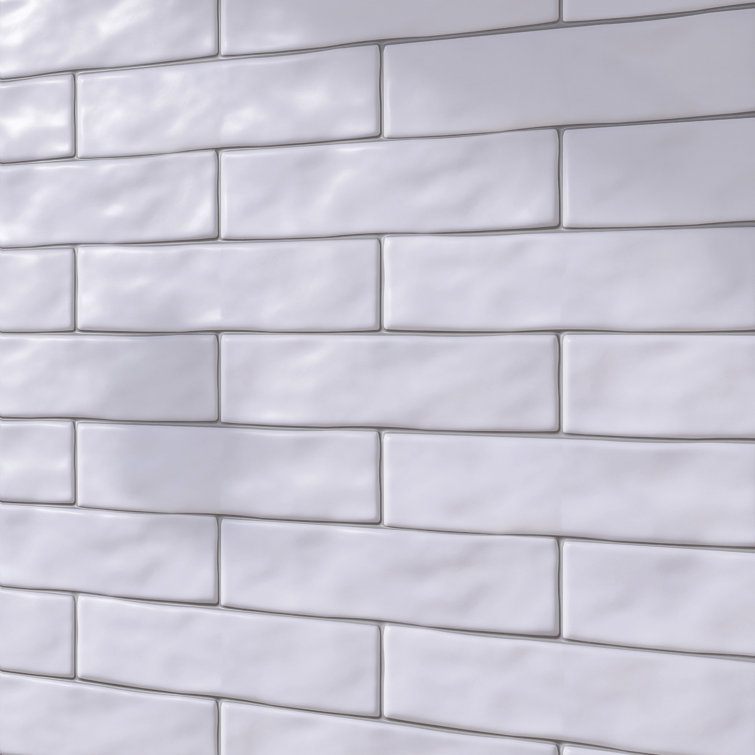Matte White 3x12 Ceramic Subway Wall Tile