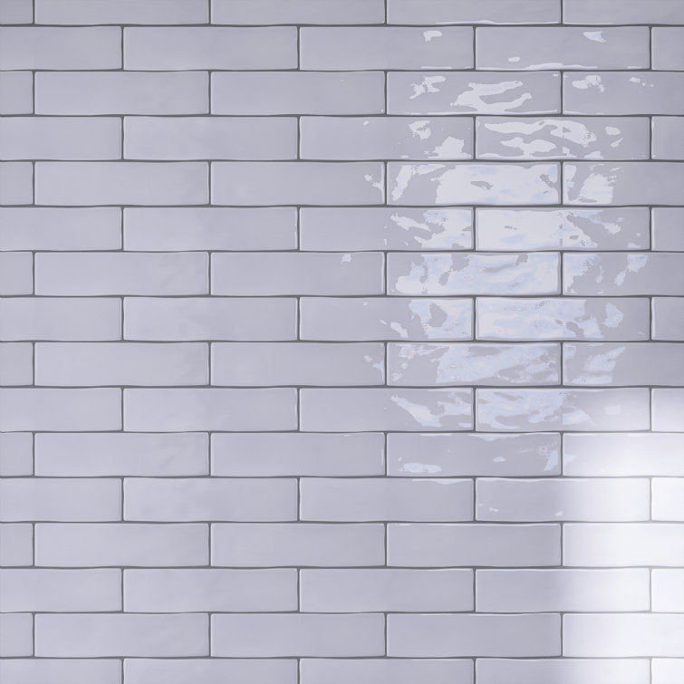 White Glossy Ceramic 3x12 Subway Wall Tile