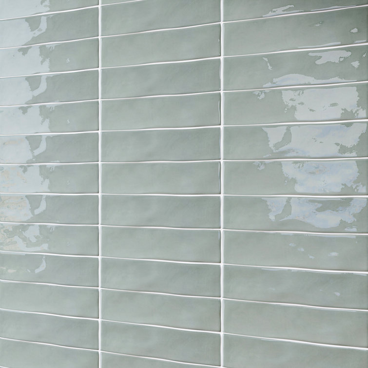 Jade Green 3x12 Ceramic Subway Wall Tile