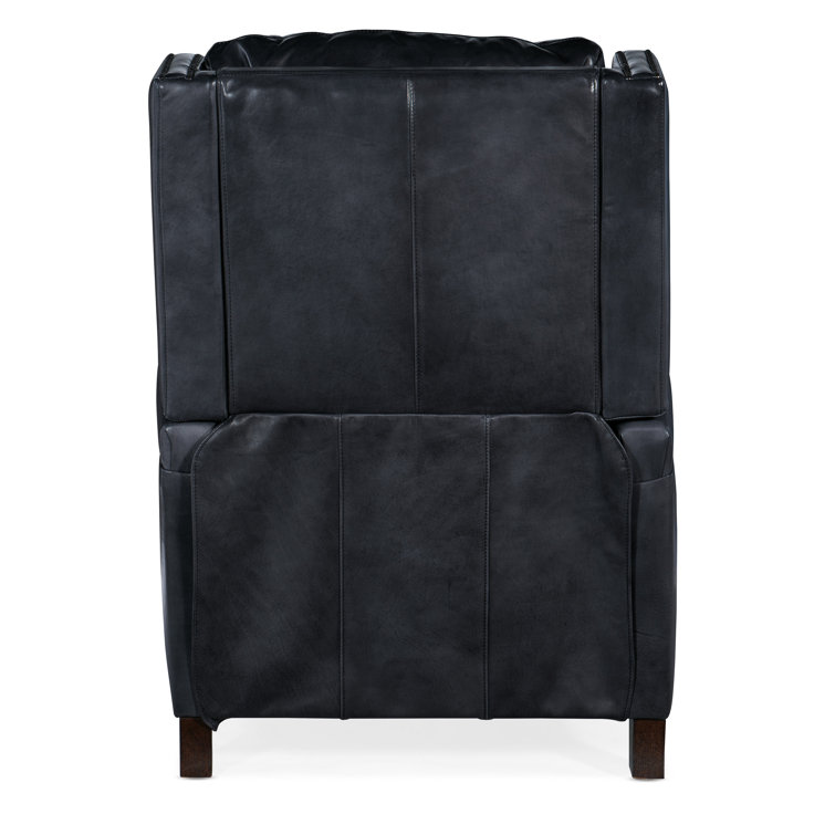 Checkmate Champion Blue Leather Handcrafted Recliner