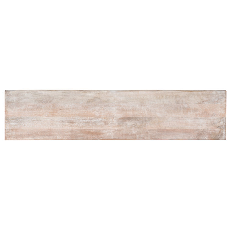 Melange 79.5'' Gray and White Solid Wood Sideboard