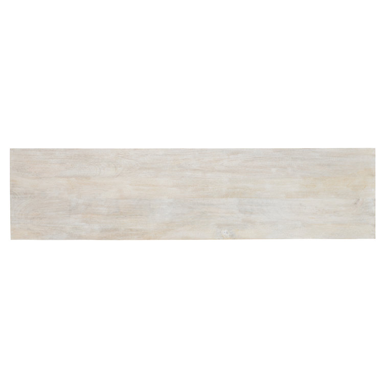 White and Gold Starburst Inlay Media Console with Cabinet