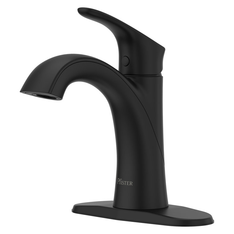 Matte Black Single Handle Bathroom Faucet