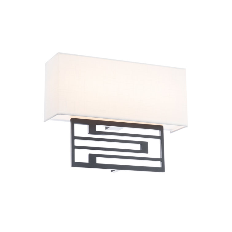 Vander 14" Black Aluminum LED Dimmable Wall Sconce