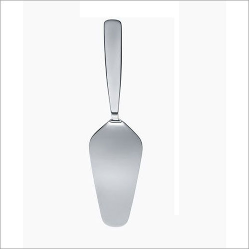Polished Stainless Steel Minimalist Cake Server
