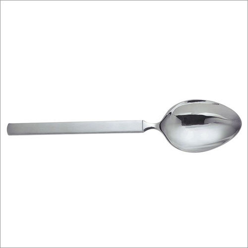 Alessi Polished Stainless Steel Dry Serving Spoon