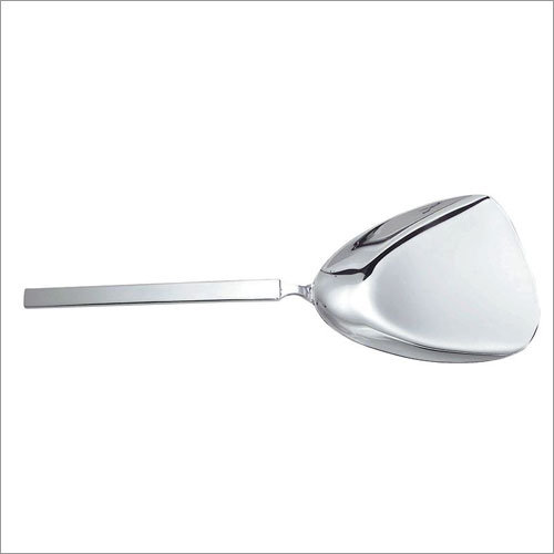Alessi Stainless Steel Risotto Serving Spoon with Satin Handle