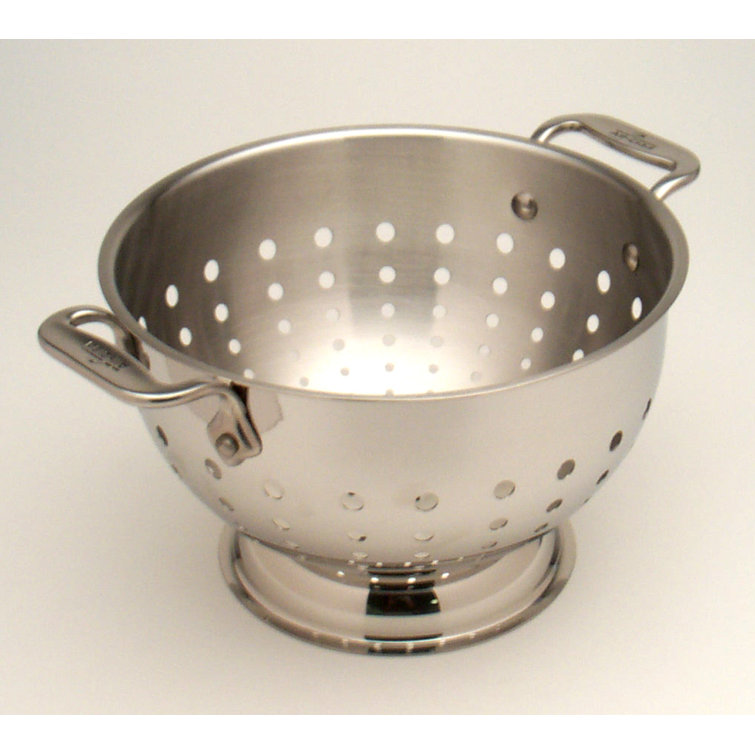 All-Clad 3-Quart Stainless Steel Colander with Handles