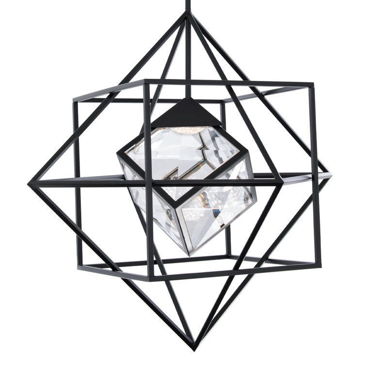 Heracles Black Crystal LED 38'' Indoor/Outdoor Energy Star Pendant