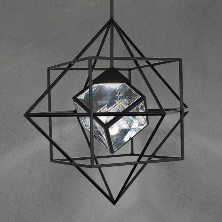 Heracles Black Crystal LED 38'' Indoor/Outdoor Energy Star Pendant