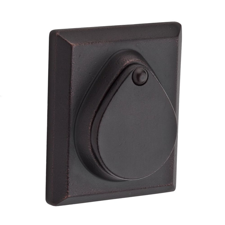 Dark Bronze Solid Brass Single Cylinder Deadbolt with SmartKey