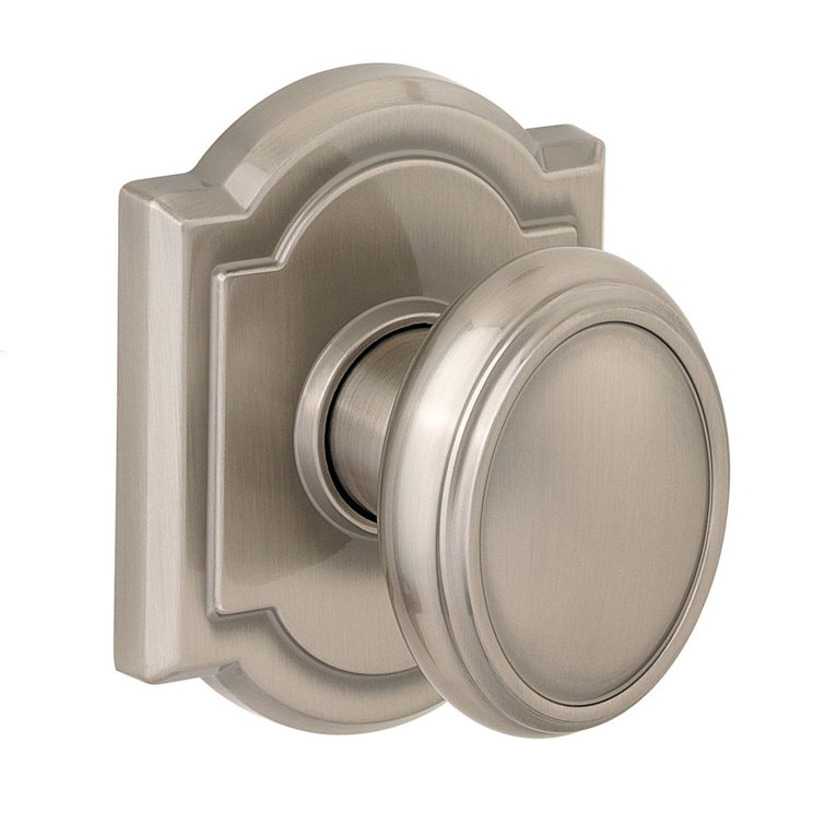 Satin Nickel Egg-Shaped Zinc Passage Door Knob