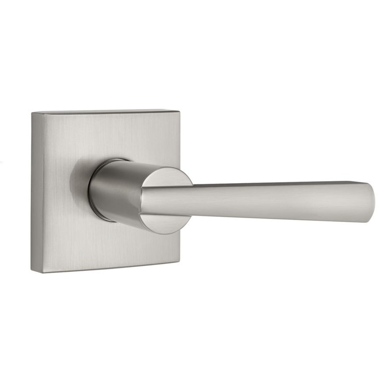 Satin Nickel Straight Lever Passage Door Handle