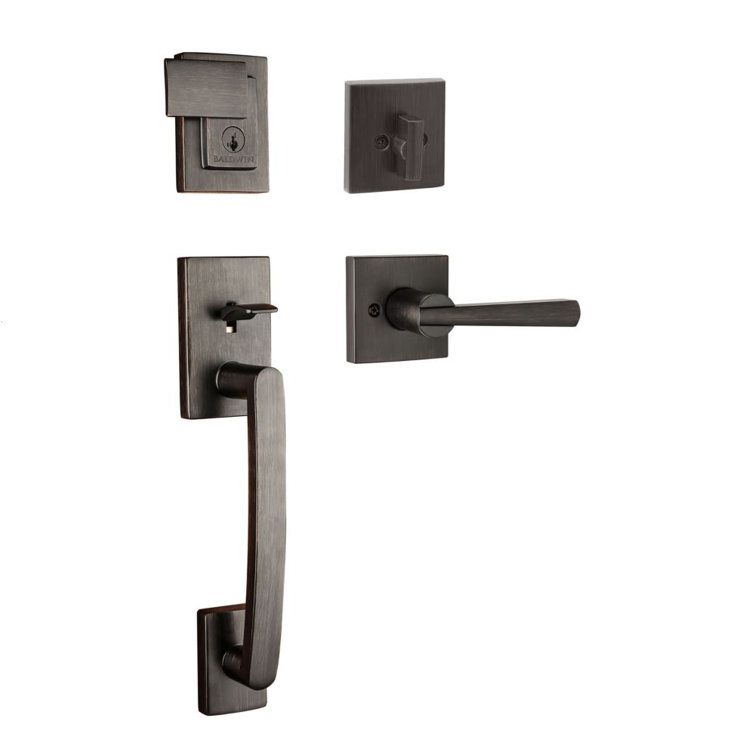 Spyglass Venetian Bronze Single Cylinder Deadbolt Entry Handleset