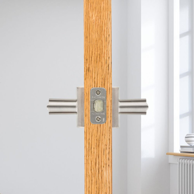 Satin Nickel Straight Lever Passage Door Handle