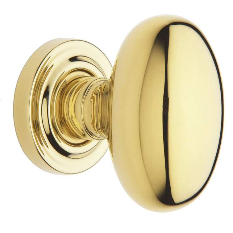 Unlacquered Brass Traditional Passage Door Knob