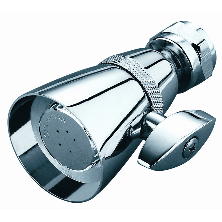 Polished Chrome Adjustable Brass Shower Head with 5 Jets