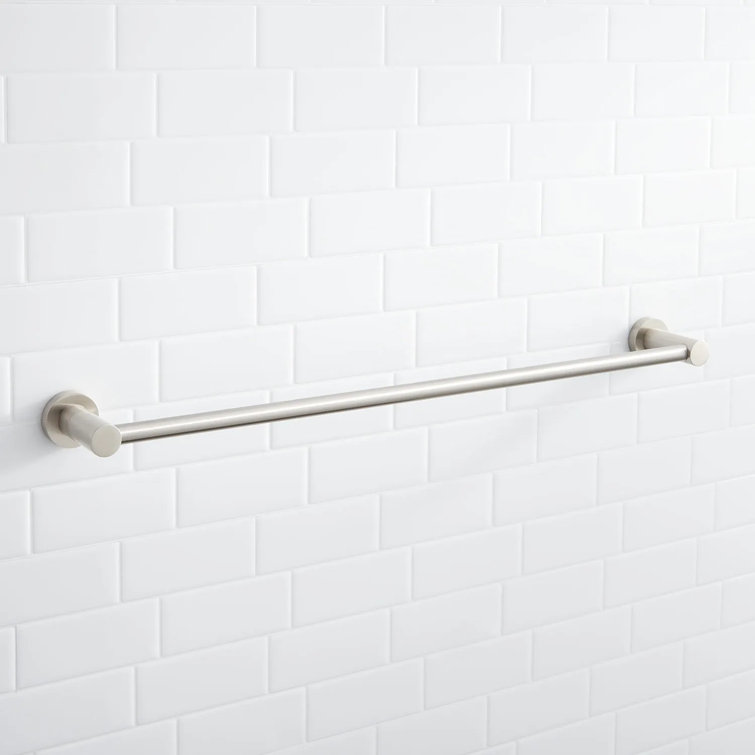 Ceeley 24" Brushed Nickel Wall-Mount Towel Bar