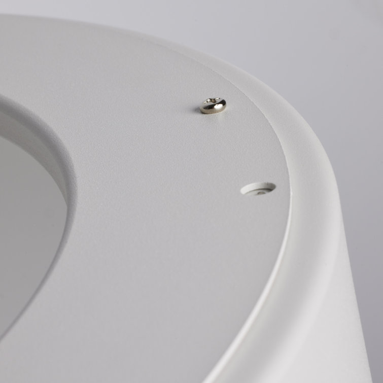 Orbit 17.75" White Drum LED Pendant Light