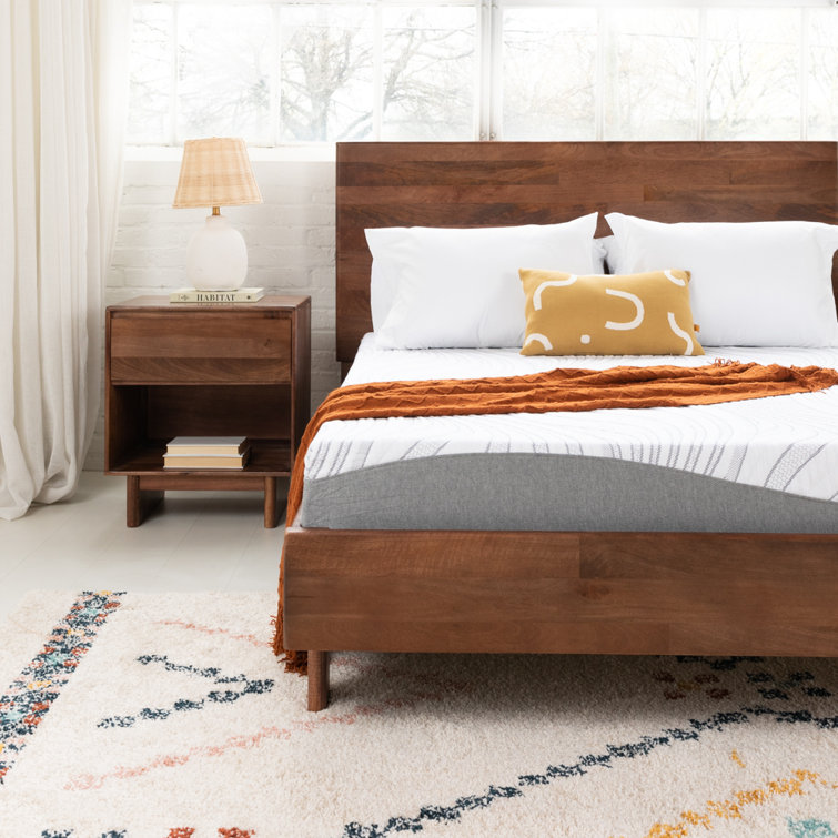 Contemporary White Memory Foam 8-inch King Mattress